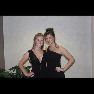 Lulu’s Heavenly Hues Black Maxi Dress